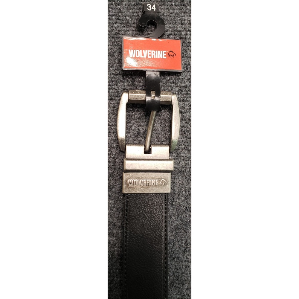 Wolverine Genuine Black Leather Belt New Tags Size 34